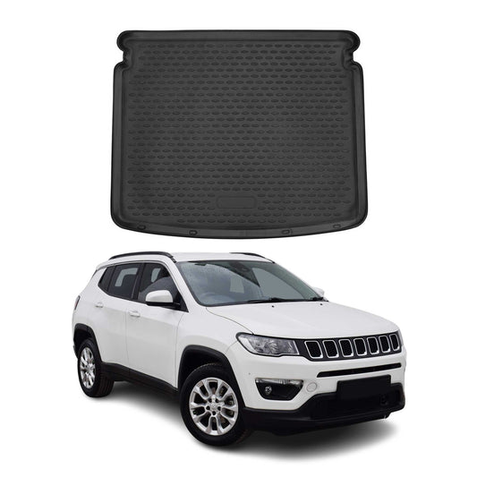 Covoraș portbagaj/tapițerie portbagaj pentru Jeep Compass 2016-2021, cauciuc superior TPE