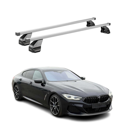 Menabo Dachträger für BMW 8er Gran Coupe G16 / Coupe G15 2018-25 Alu Schwarz 2x