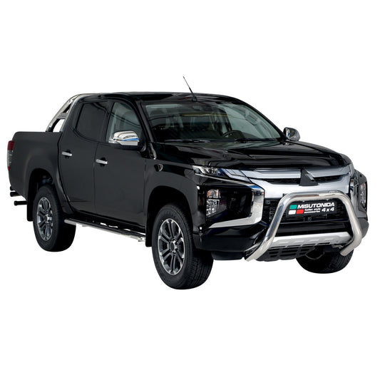 Frontbügel Frontschutzbügel für Mitsubishi L200 2019-2025 ø76mm Stahl Silber