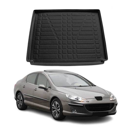 Protecție portbagaj/cargo pentru Peugeot 407 2009-2025, cauciuc TPE, negru