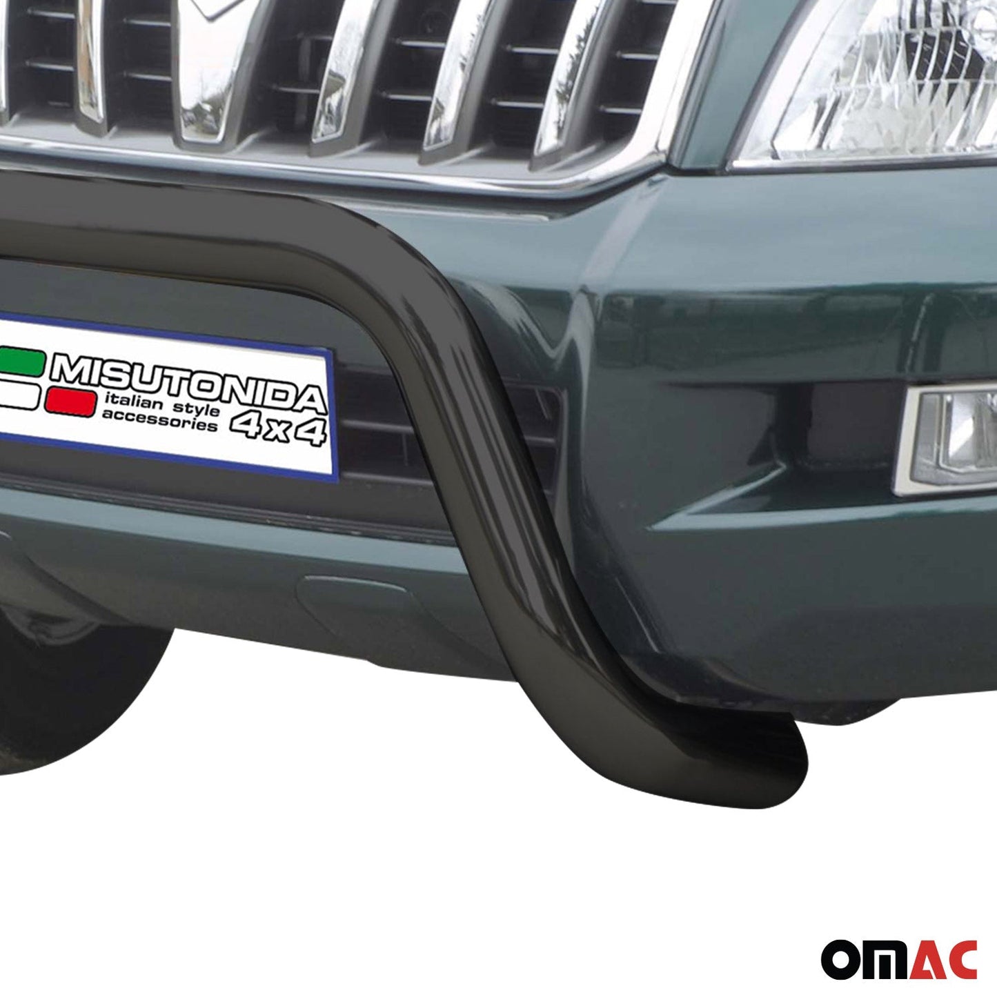 Bară de protecție/buton față pentru Toyota Land Cruiser KDJ120 2003-2008 ø76 Negru