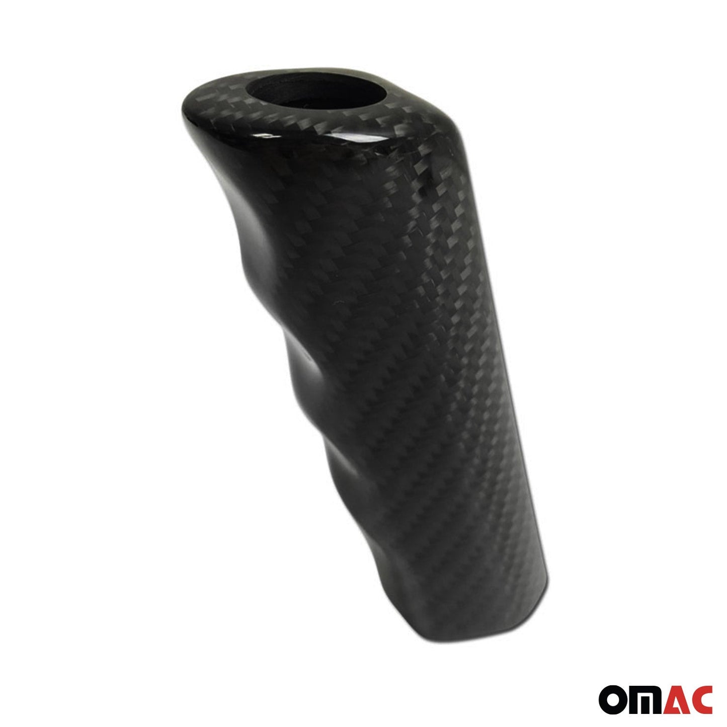 Manetă/mâner frână de mână pentru BMW Seria 5 E28 1981-1986, fibră de carbon, negru, 1 bucată