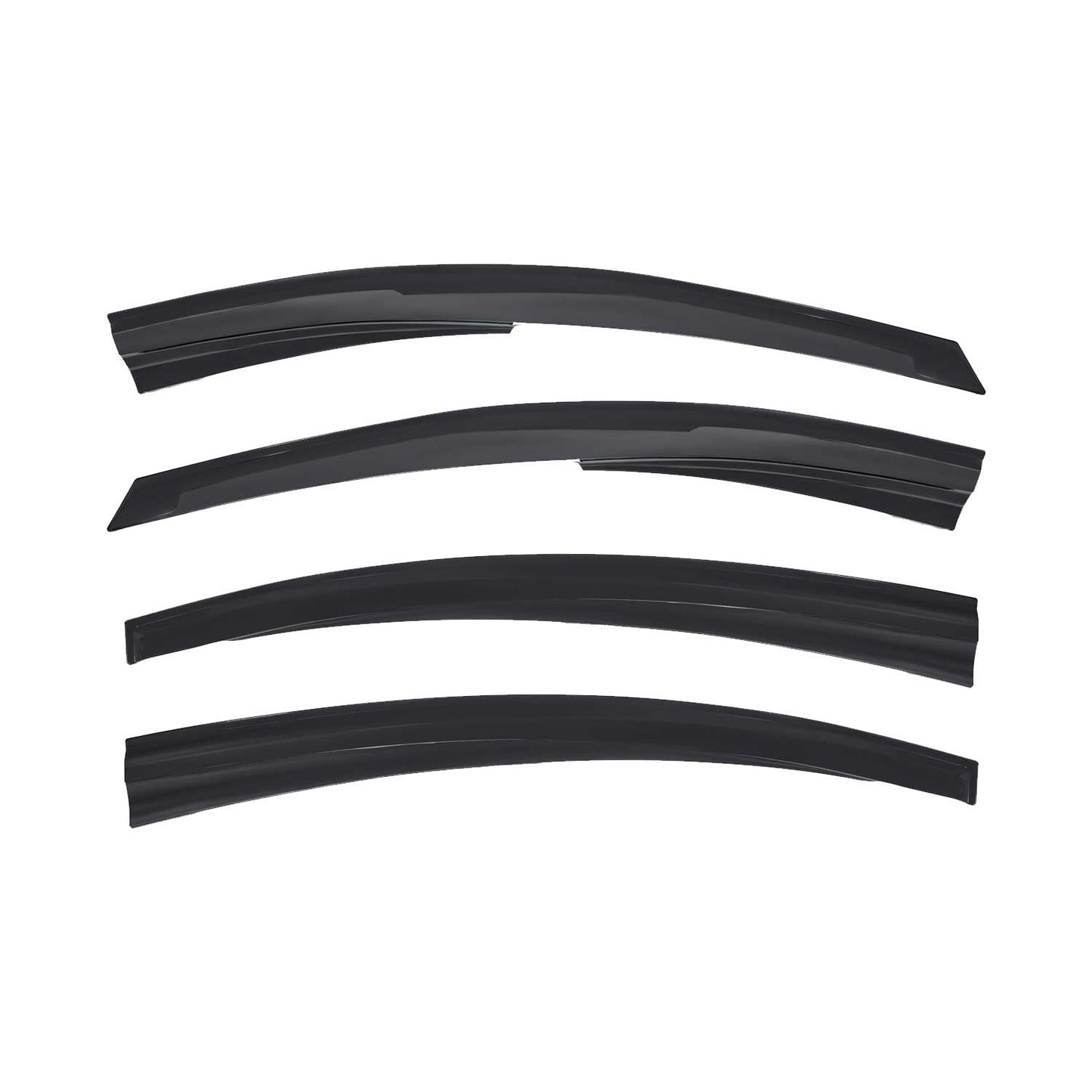 4x Windabweiser Regenabweiser für Chevrolet Cruze 2009-2016 Acryl Dunkel