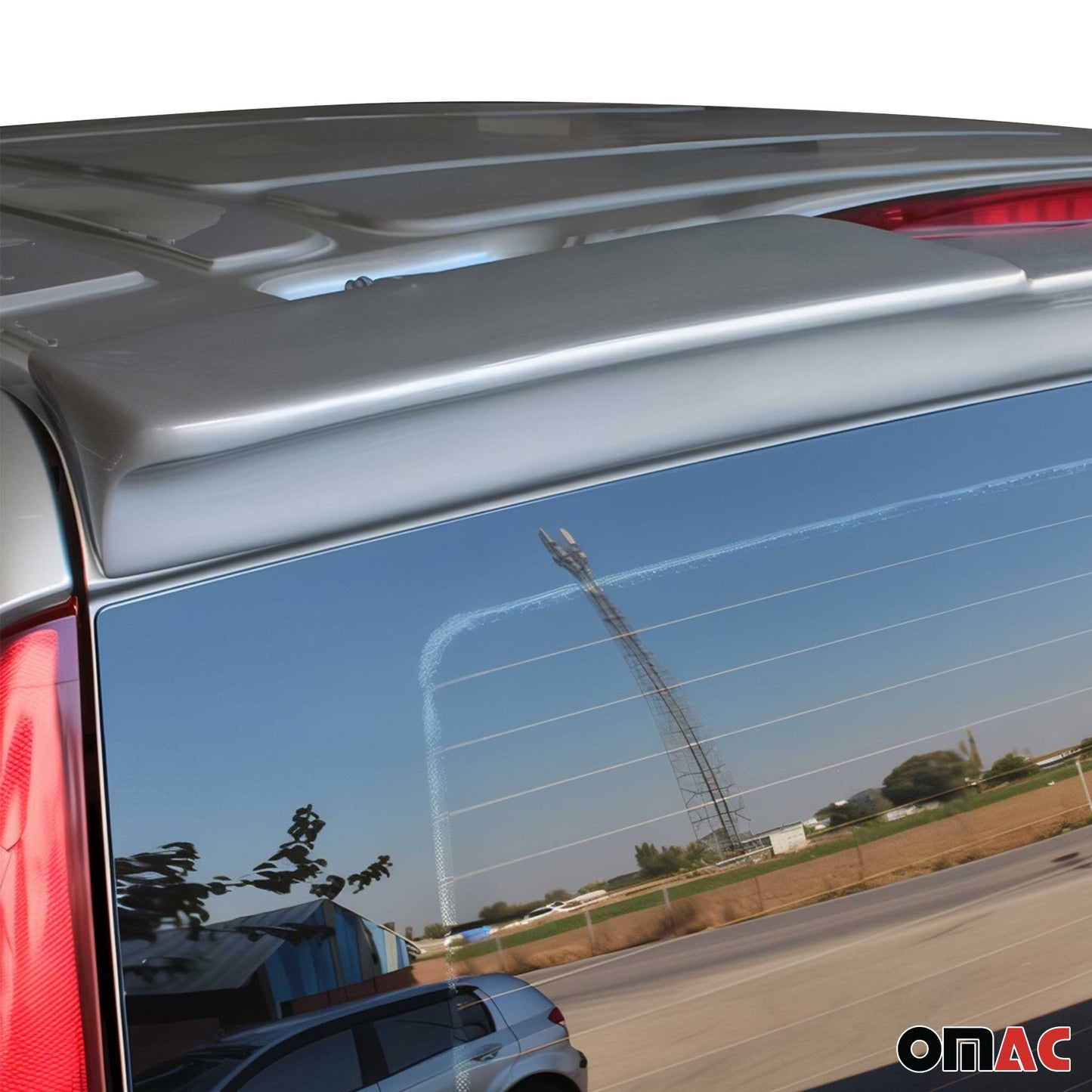 Heckspoiler Dachspoiler Hecklippe für Mercedes Vito W639 2003-2014 Grau Lackiert