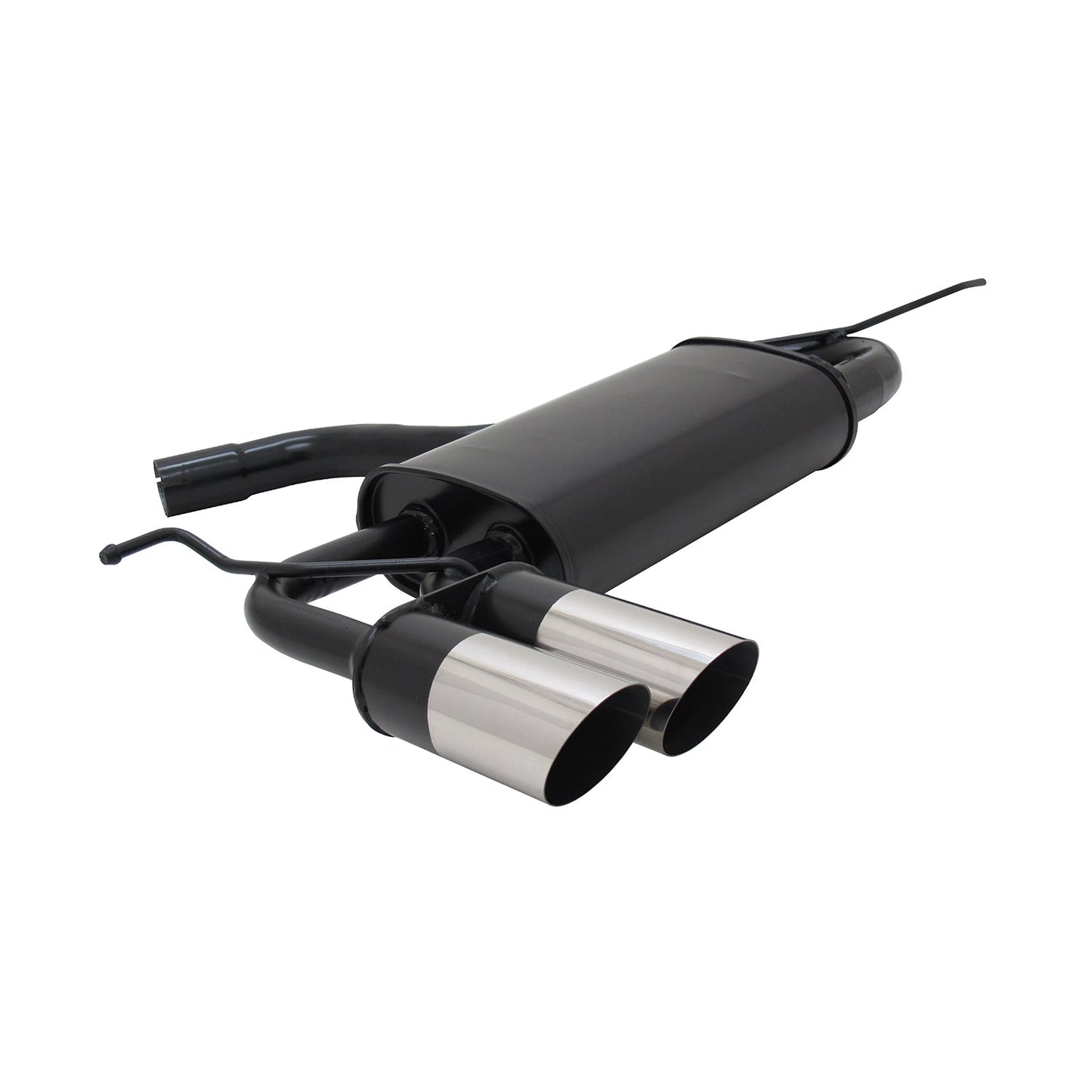 Novus Sportauspuff für Audi A3 8P Sportback Seat Leon 1P 2x76 MS-Design mit ABE