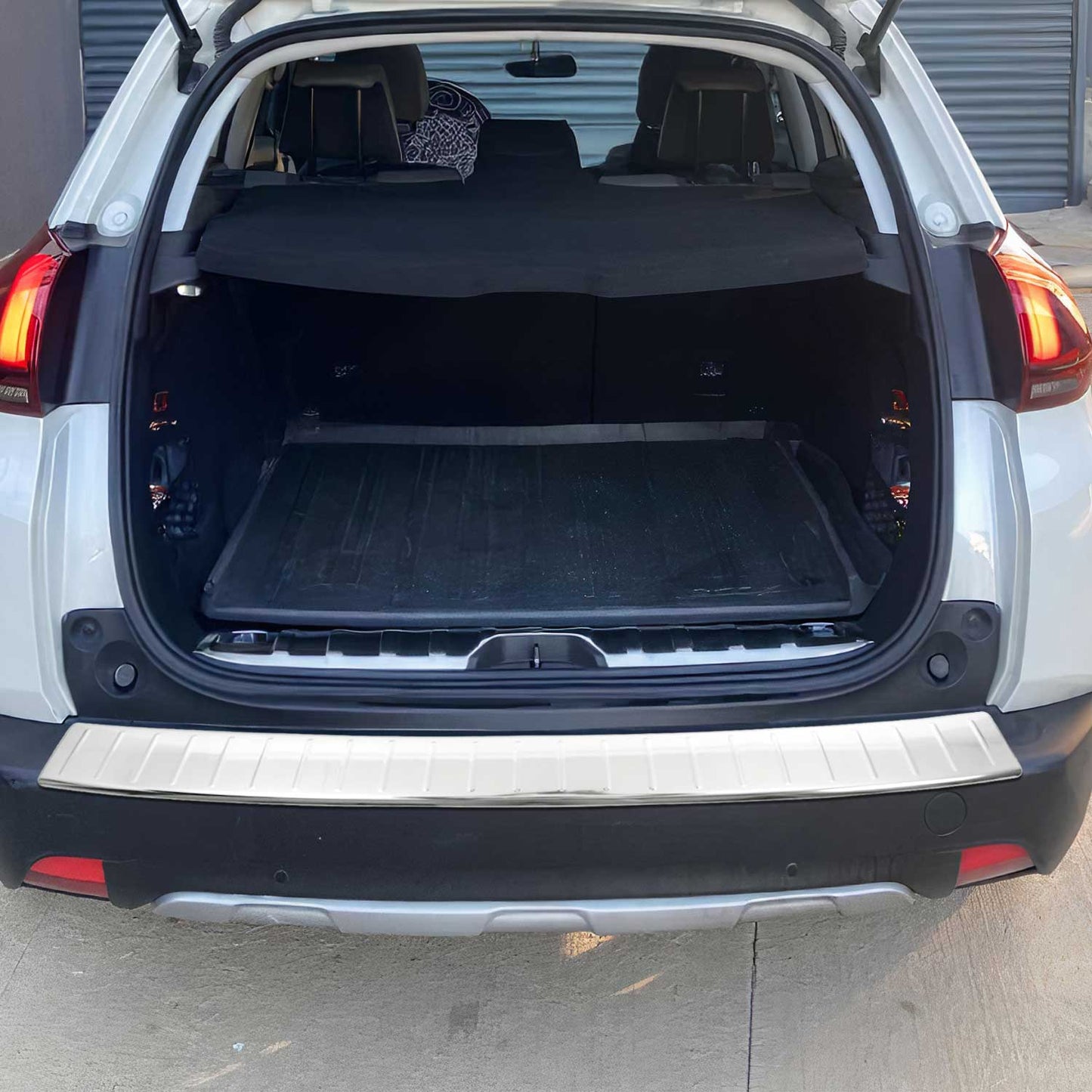 Protecție prag/bară de protecție pentru Peugeot 2008 2017-2025, oțel inoxidabil, argintiu