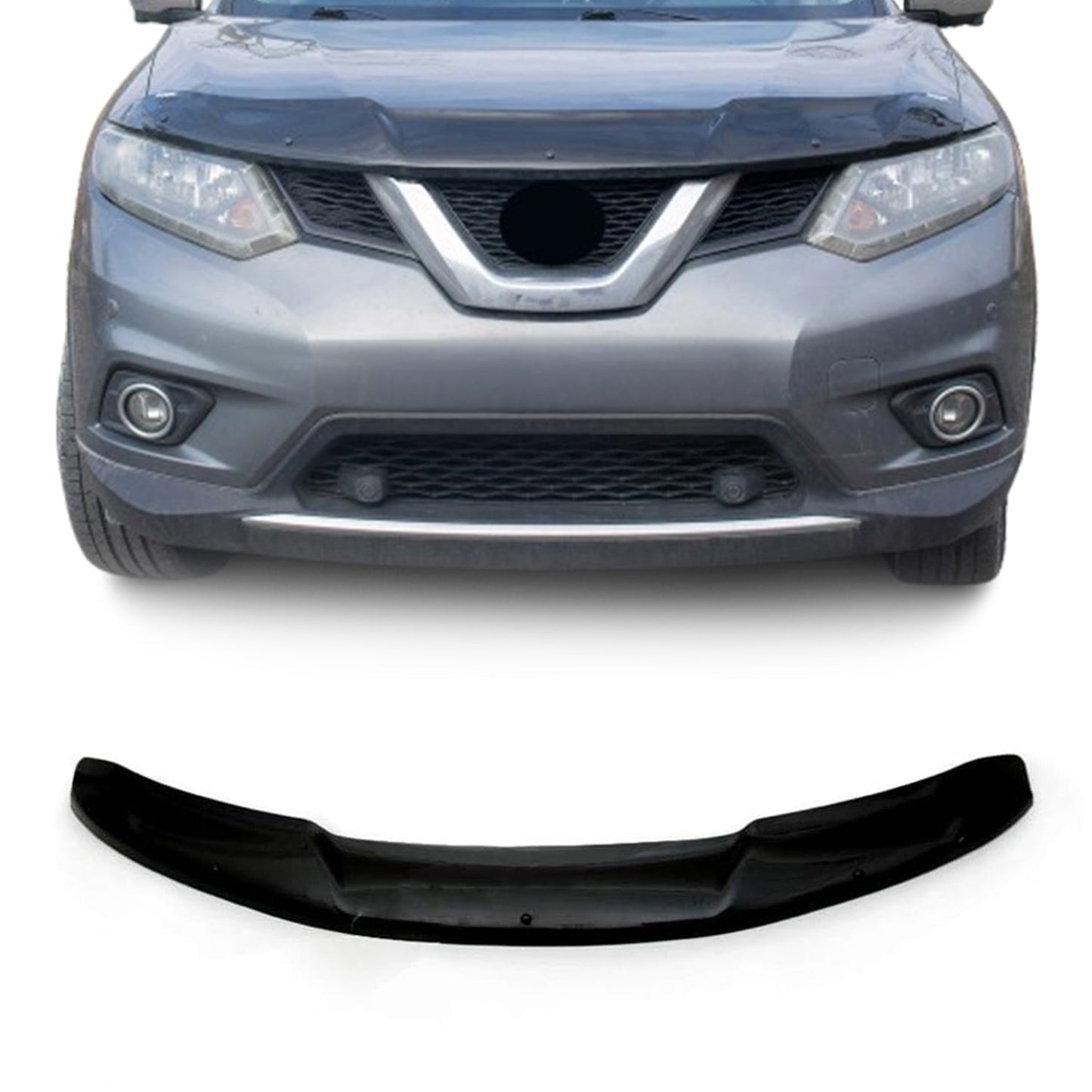 Motorhaube Deflektor Insektenschutz für Nissan X-Trail 2014-2022 Dunkel