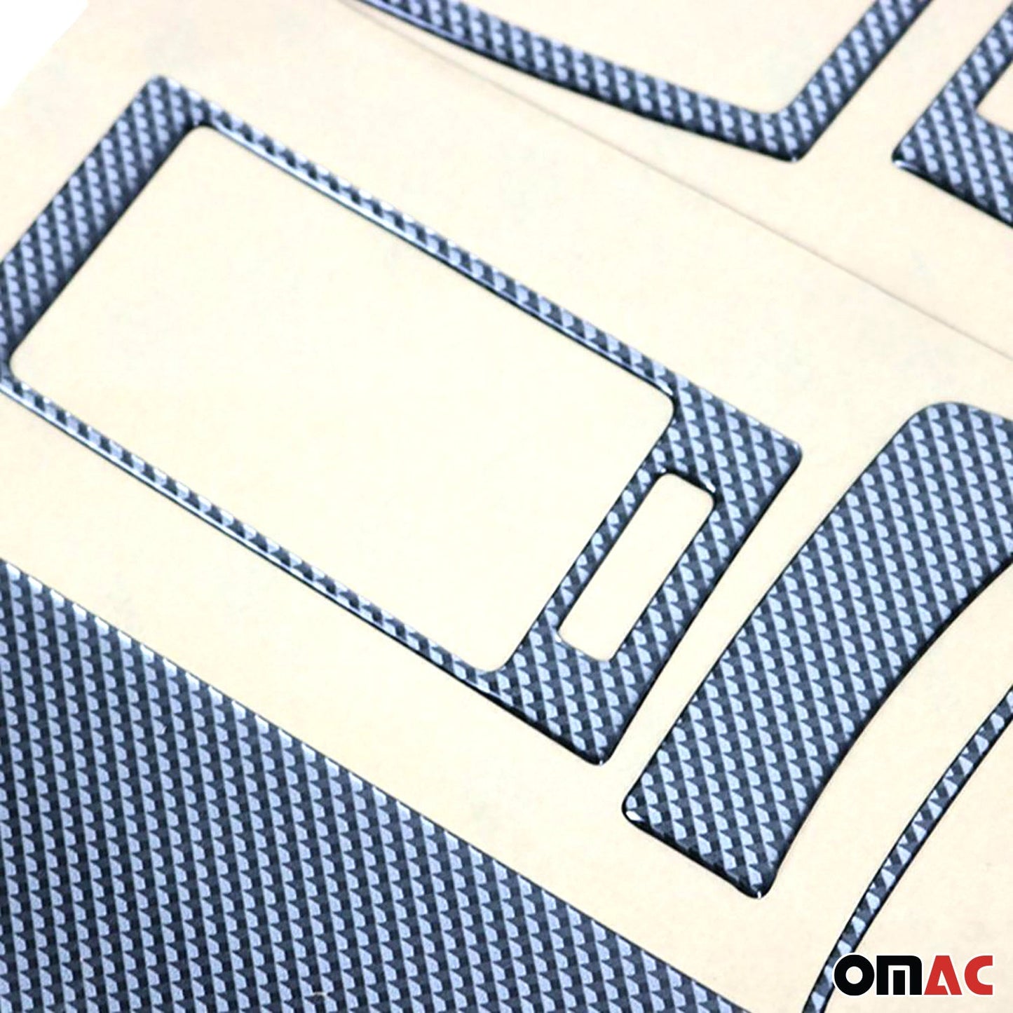 Ornamente interioare cockpit pentru Ford C-Max 2003-2010, aspect carbon, 11 bucăți