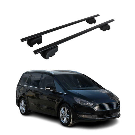 Dachträger Gepäckträger für Ford Galaxy 2015-2023 Grundträger ABE Schwarz 2x