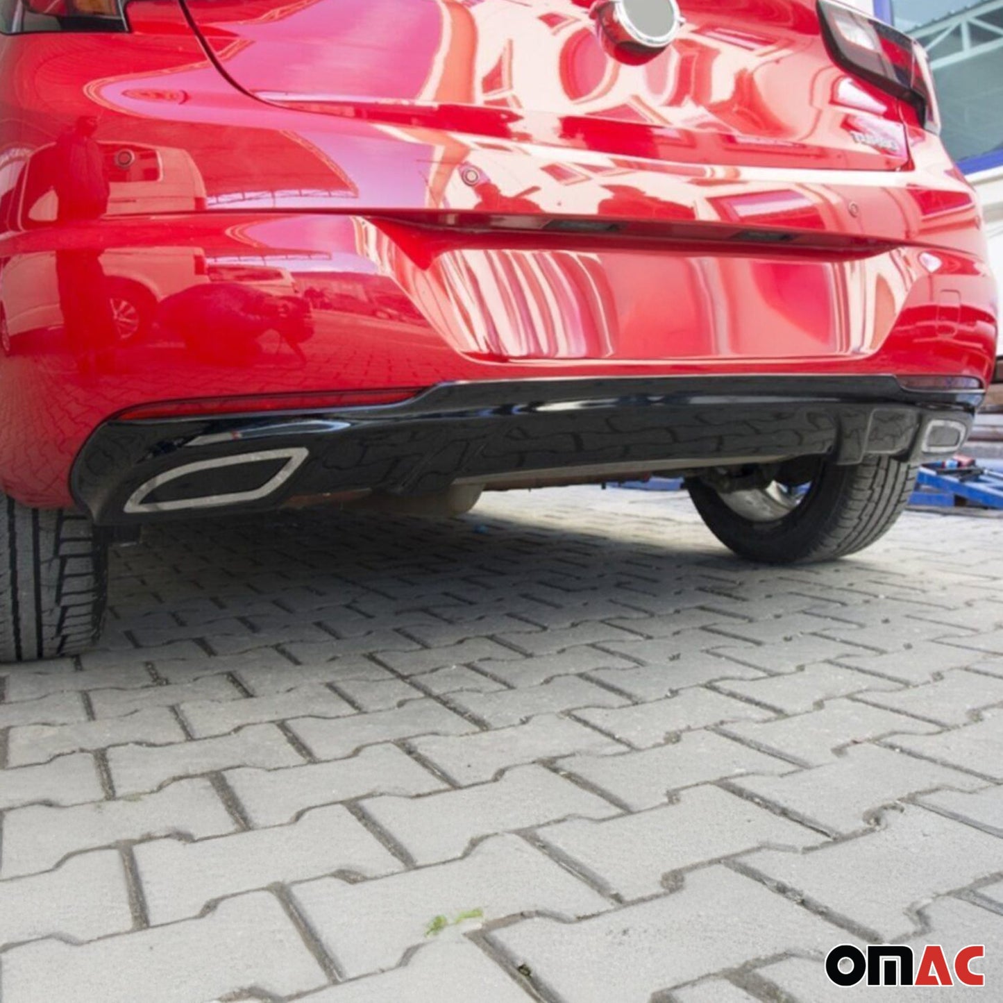 Șorț spate difuzor bara spate pentru Opel Astra K 2015-2019, grunduit, 1 bucată