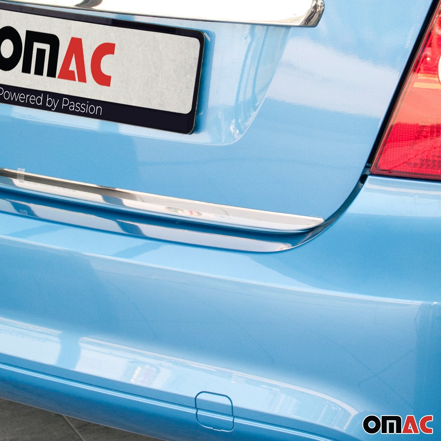 Bandă decorativă portbagaj, bandă decorativă spate pentru Ford Focus Saloon 2004-2010, partea inferioară din oțel inoxidabil