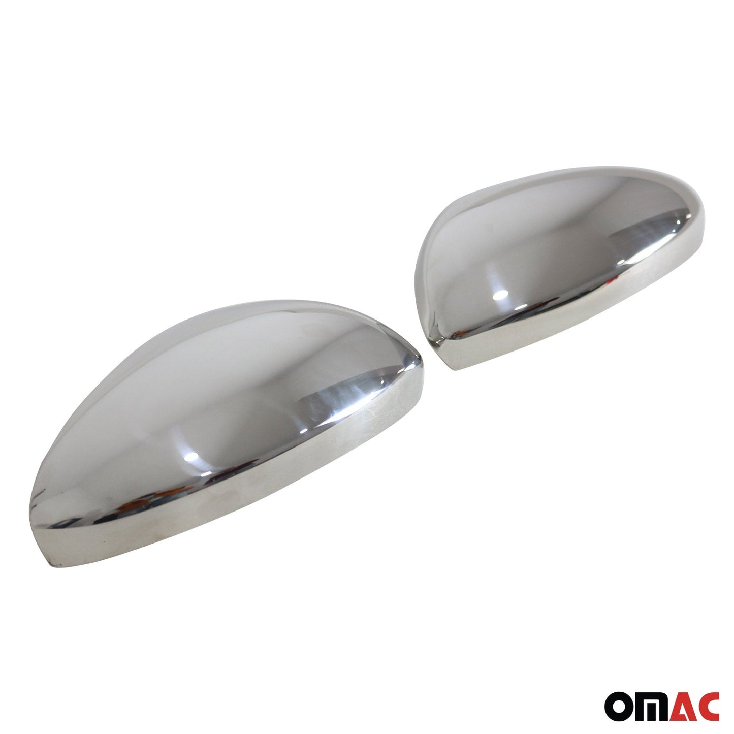 Spiegelkappen Spiegelabdeckung für Dacia Sandero III HB 2021-2025 Edelstahl 2x