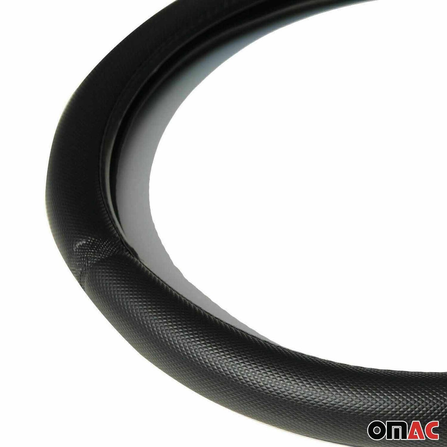 Lenkradbezug Lenkradhülle Lenkradschoner LKW Ø 38 Für VW Schwarz/Grau