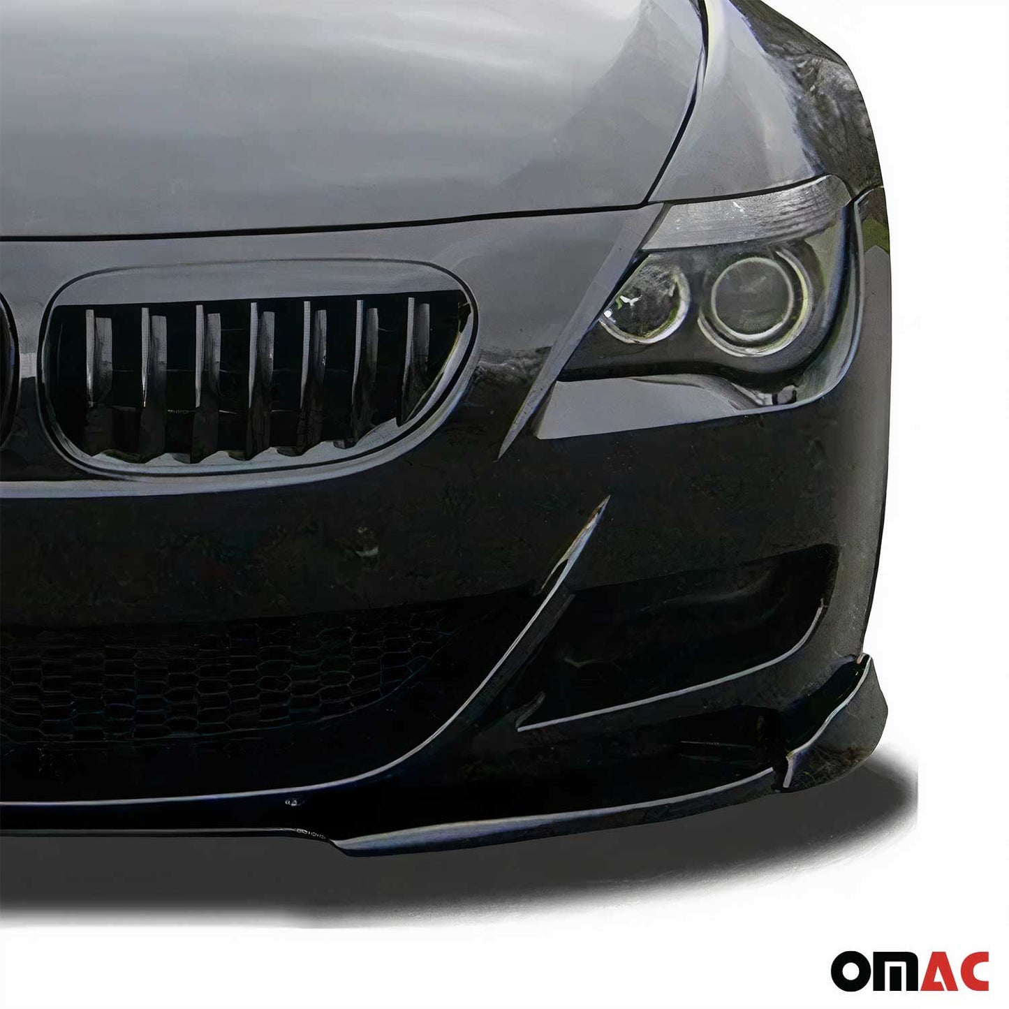 BMW Seria 6 E63 2004-2010 Przedni spojler Vario-X PU Czarny