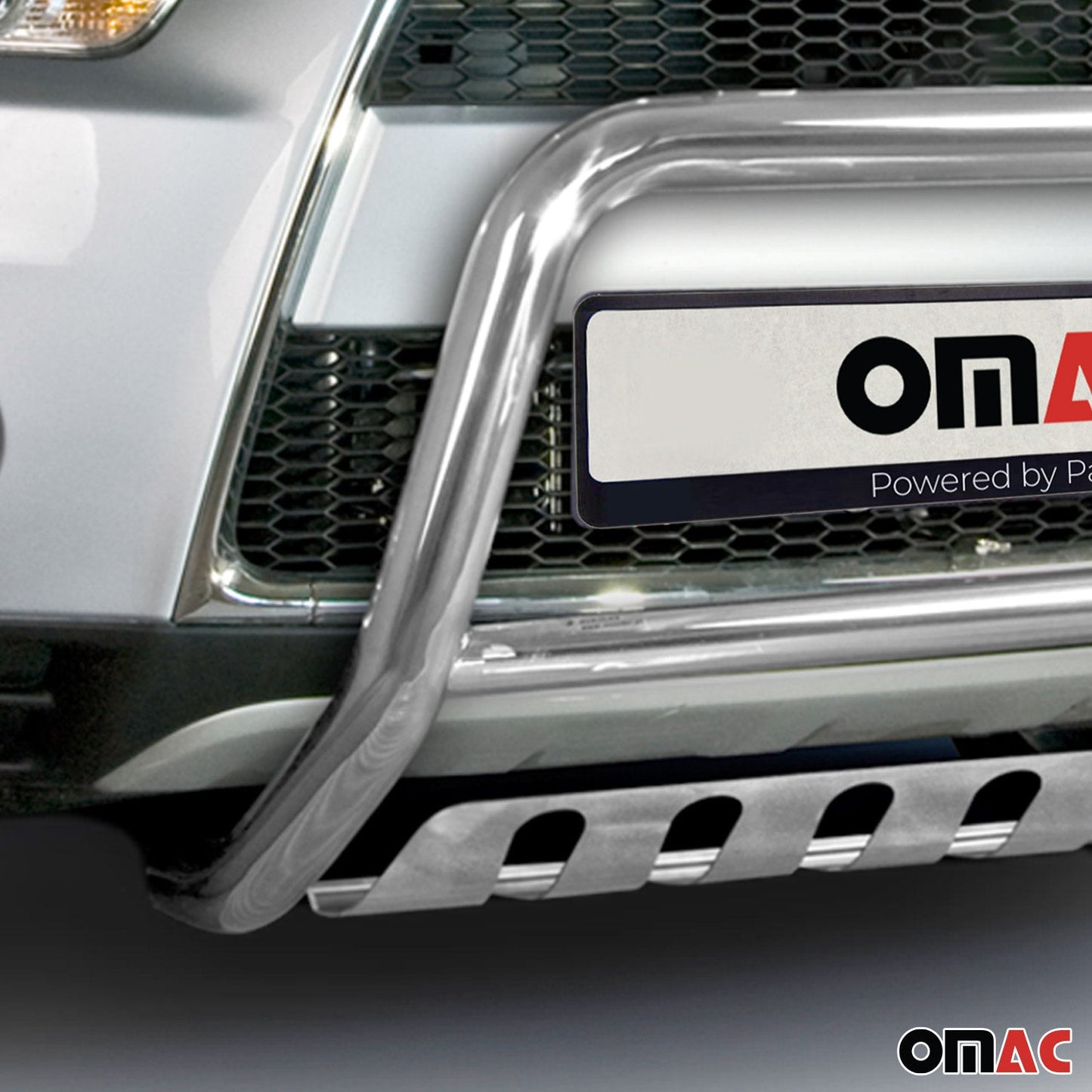 Frontbügelschutz Frontschutzbügel für Mitsubishi Outlander 2010-2012 ABE Silber