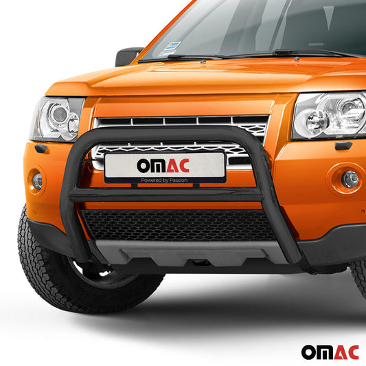 Bară de protecție față pentru Land Rover Freelander 2006-14, omologată ABE, oțel, neagră