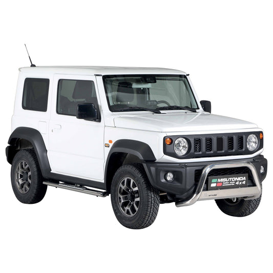 Frontbügel Frontschutzbügel für Suzuki Jimny 2018-2025 ø63mm Stahl Silber Schutz