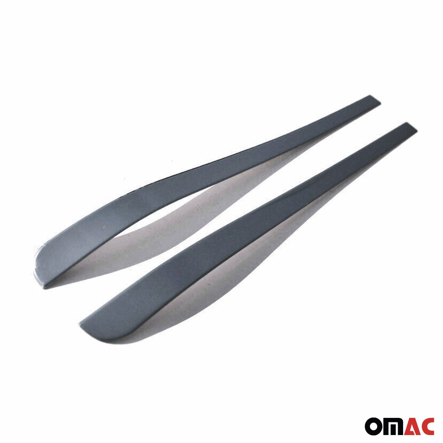 Bandă decorativă portbagaj, bandă decorativă spate pentru VW Caravelle T5 2003-2015, oțel inoxidabil, culoare închisă, set 2 piese