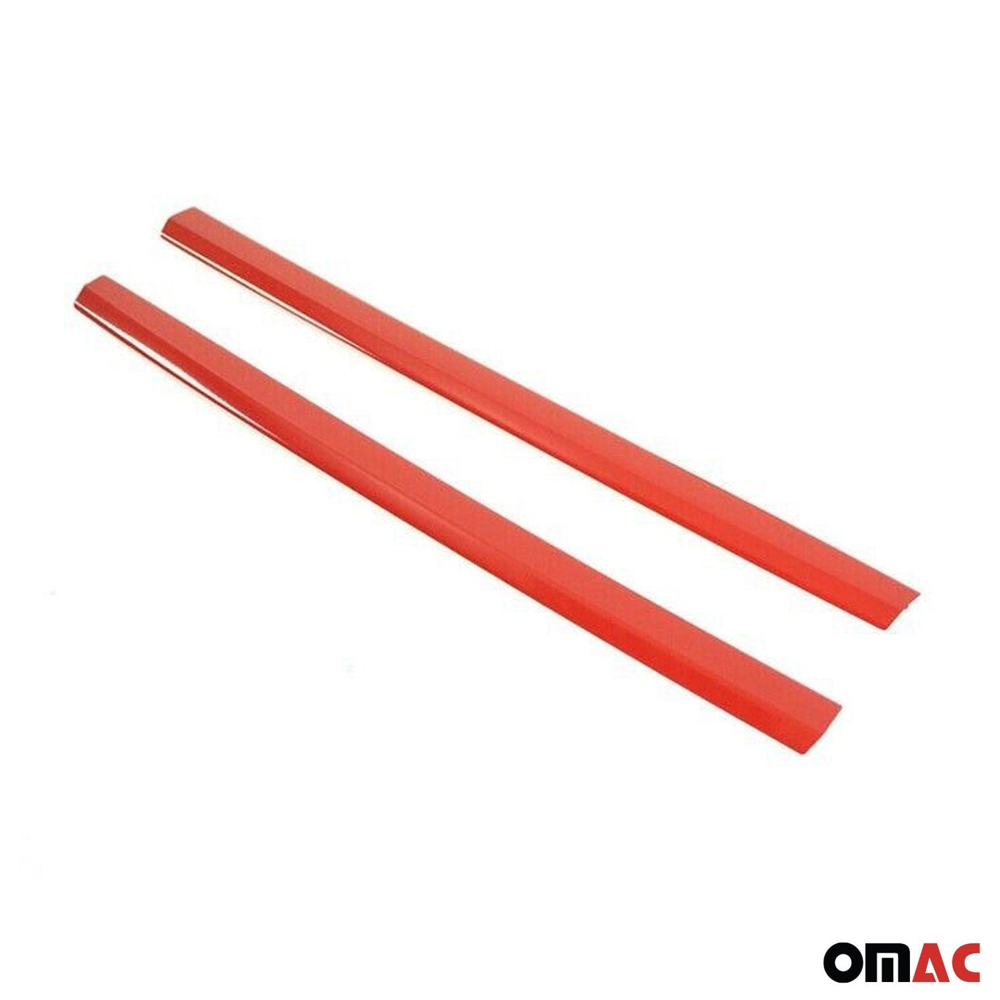 Grilă radiator VW T6 2015-19 Highline, oțel inoxidabil, roșu, 2 buc.