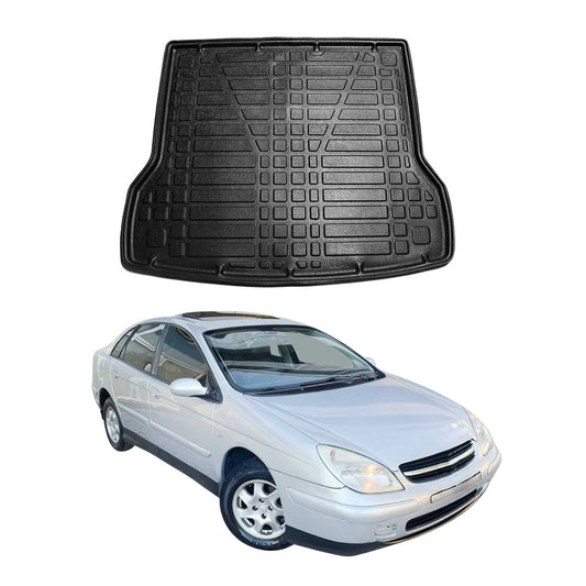 Kofferraumwanne Laderaumwanne für Citroen C5 Break 2001-2008 Gummi TPE Schwarz