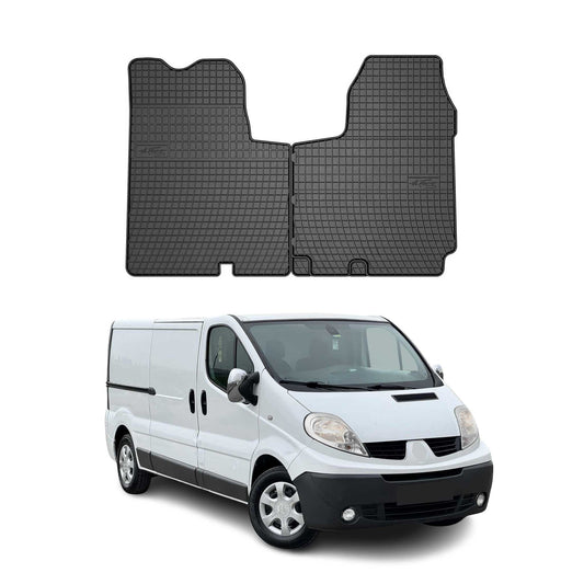 OMAC Gummi Fußmatten für Opel Vivaro 2001-2014 Automatten Gummi TPE Schwarz 2tlg