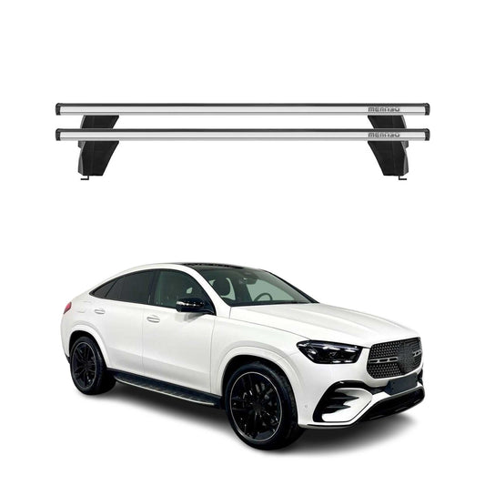 Menabo Dachträger Grundtäger für Mercedes GLE C167 2018-2025 75kg Alu Silber 2x