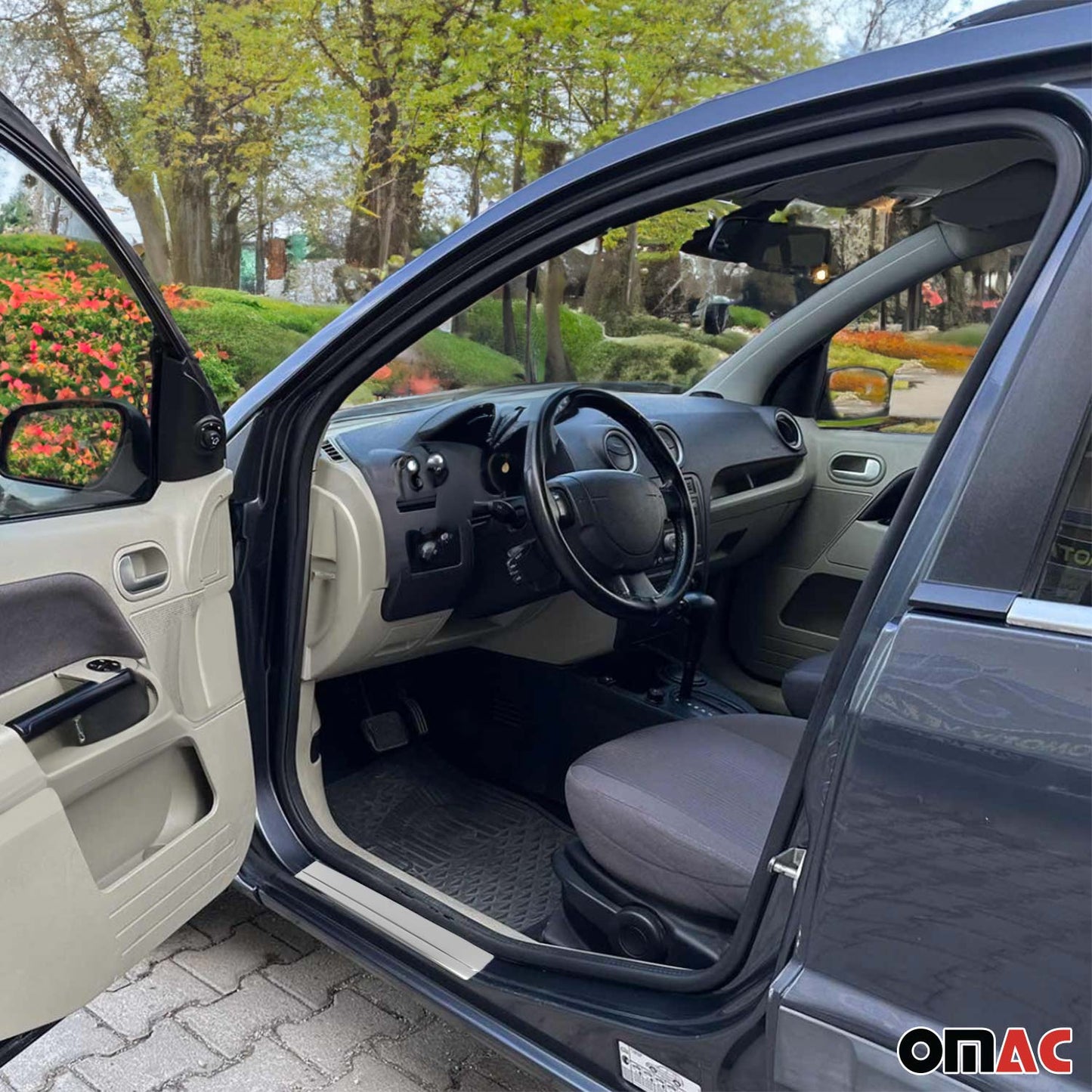 Einstiegsleisten Türschweller für Ford Fusion 2002-2012 Edelstahl Silber 4tlg