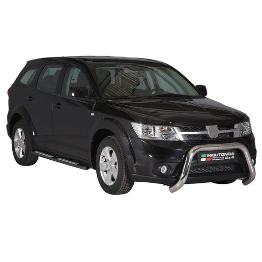 Praguri/praguri laterale din oțel inoxidabil pentru Fiat Freemont 2011-2016, negre