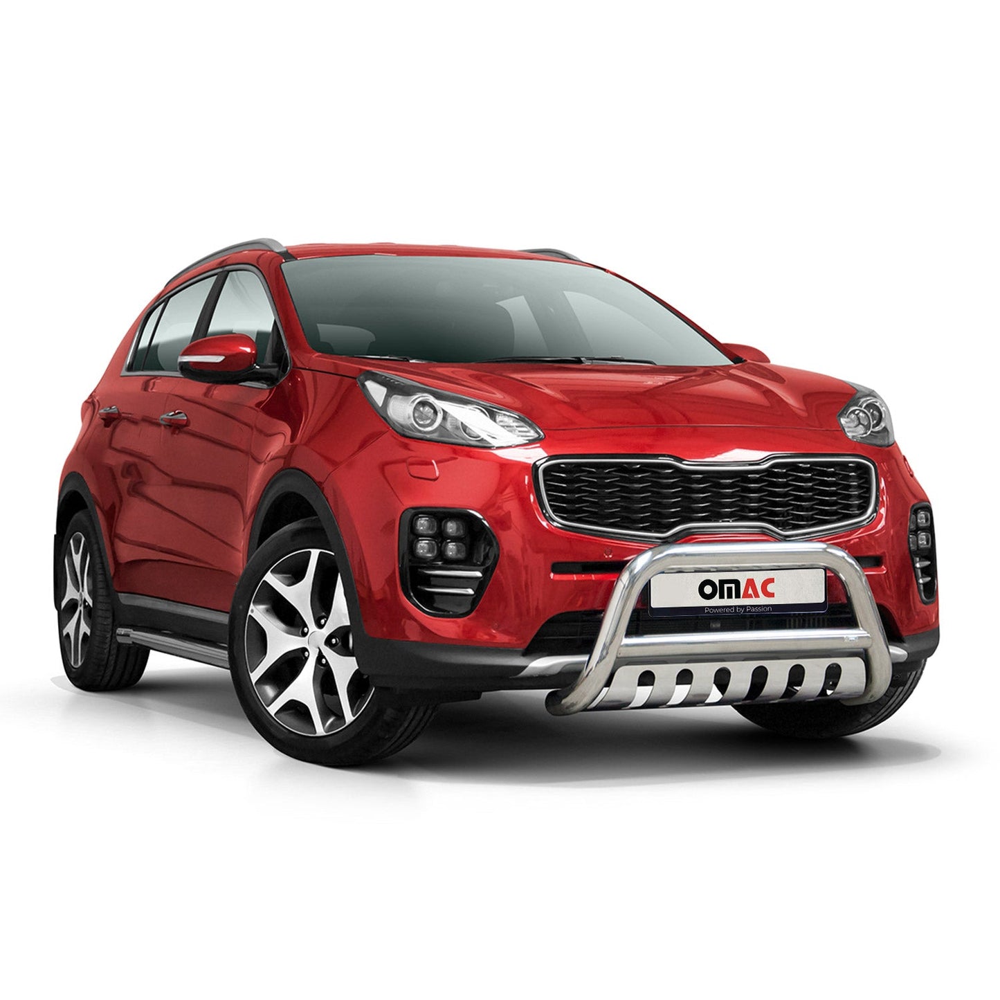 Bară de protecție față pentru Kia Sportage 2015-2018 cu omologare ABE (omologare germană) din oțel inoxidabil, argintiu