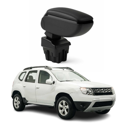 Armlehne Mittelarmlehne für Dacia Duster 2010-2017 PU-Leder ABS Schwarz