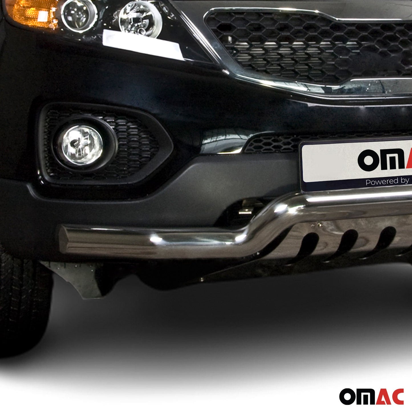 Edelstahl Frontschutzbügel für Kia Sorento 2010-2012 mit ABE Silber Rammschutz