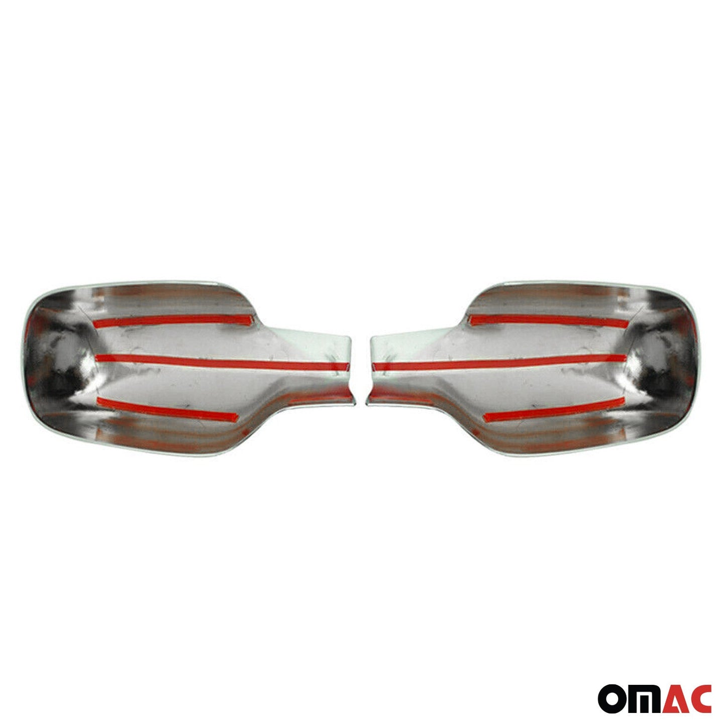 Spiegelkappen Spiegelabdeckung für Renault Megane 2002-2009 Chrom ABS Silber