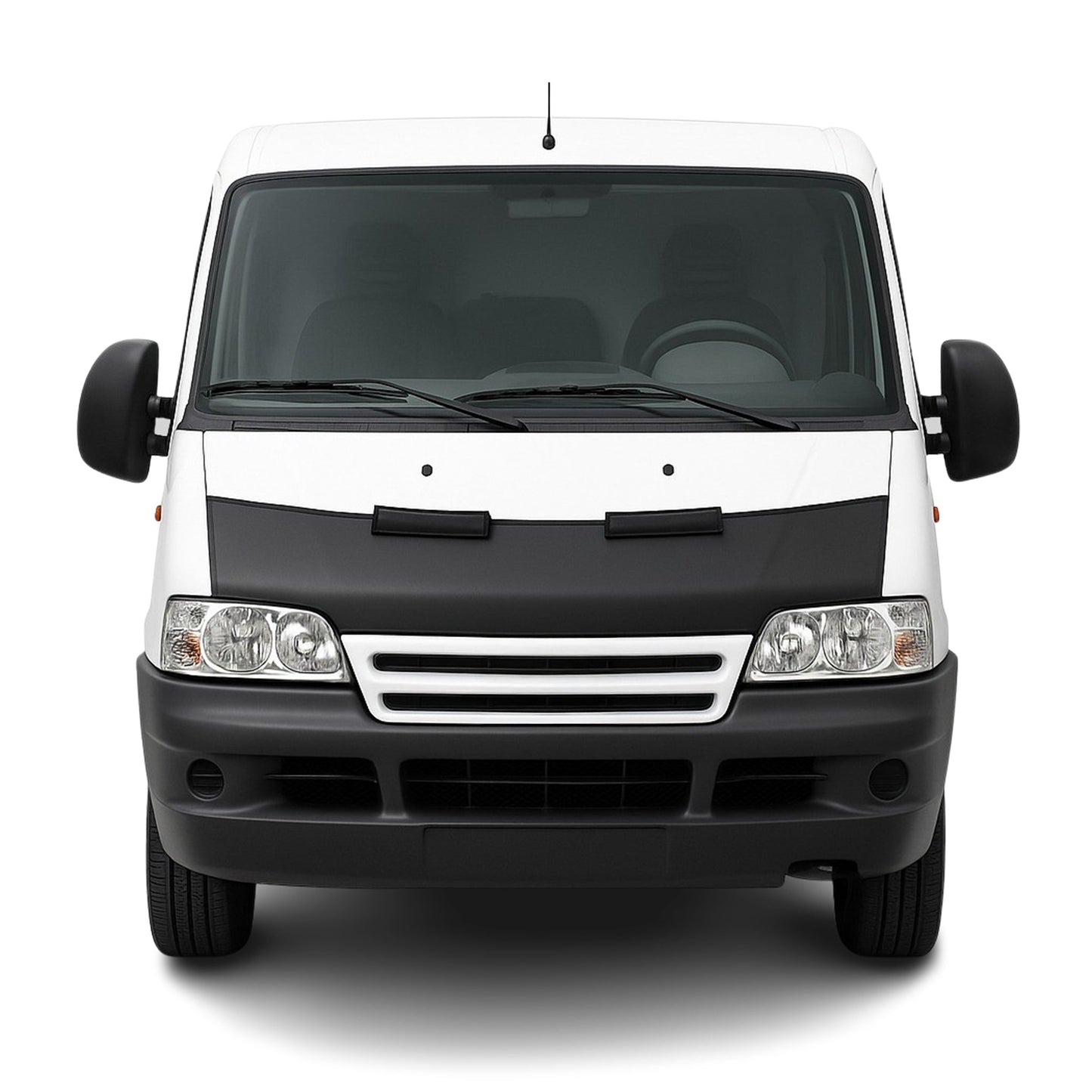 Protecție capotă anti-ciobire pentru Citroen Jumper 2002-2006, jumătate neagră