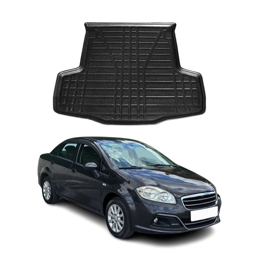 Kofferraumwanne Laderaumwanne für Fiat Linea 2007-2021 Gummi TPE Schwarz