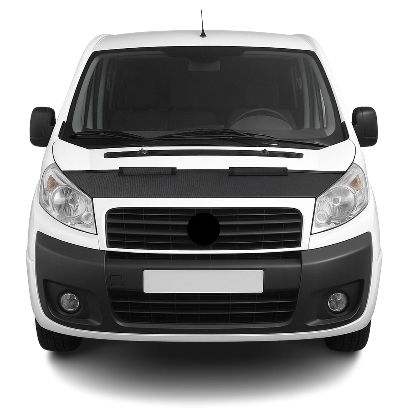 Haubenbra Steinschlagschutz Bonnet Bra für Fiat Scudo 2012-2016 Carbon Halb