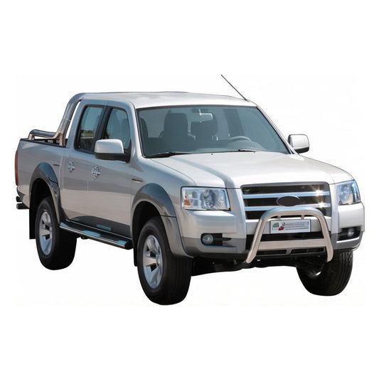 Bară de protecție/buton față pentru Ford Ranger 2007-2009, ø63mm, oțel, argintiu, protecție