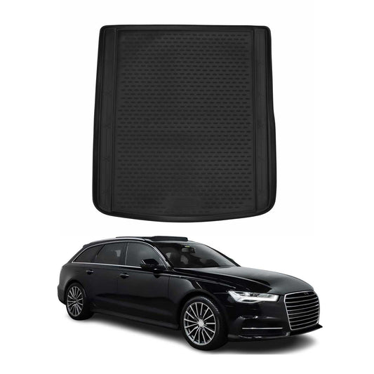 Covoraș portbagaj/tapițerie portbagaj pentru Audi A6 C7 Avant Allroad 2011-2018, cauciuc TPE