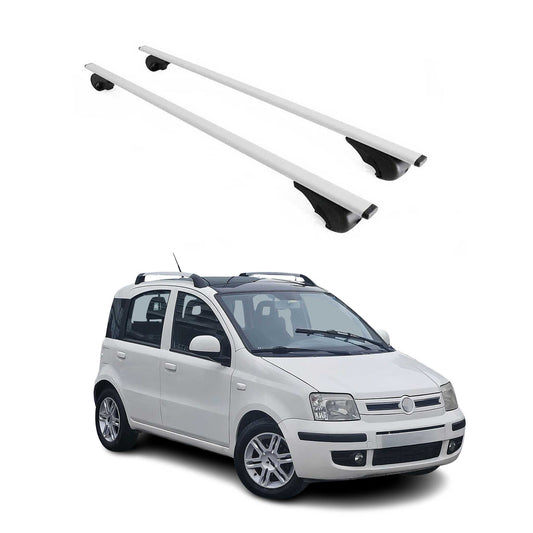 Dachträger für Fiat Panda 2012-25 AirCross & Cross & Trussardi Modelle 75kg Grau