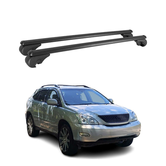 Dachträger für Lexus RX 300 400 2003-2009 Gepäckträger Grundträger Alu Schwarz