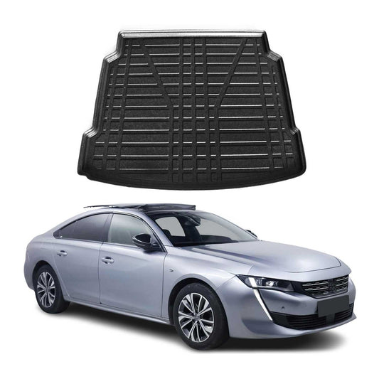 Protecție portbagaj/căptușeală bagaje pentru Peugeot 508 Sedan 2018-2025, fabricată din cauciuc TPE