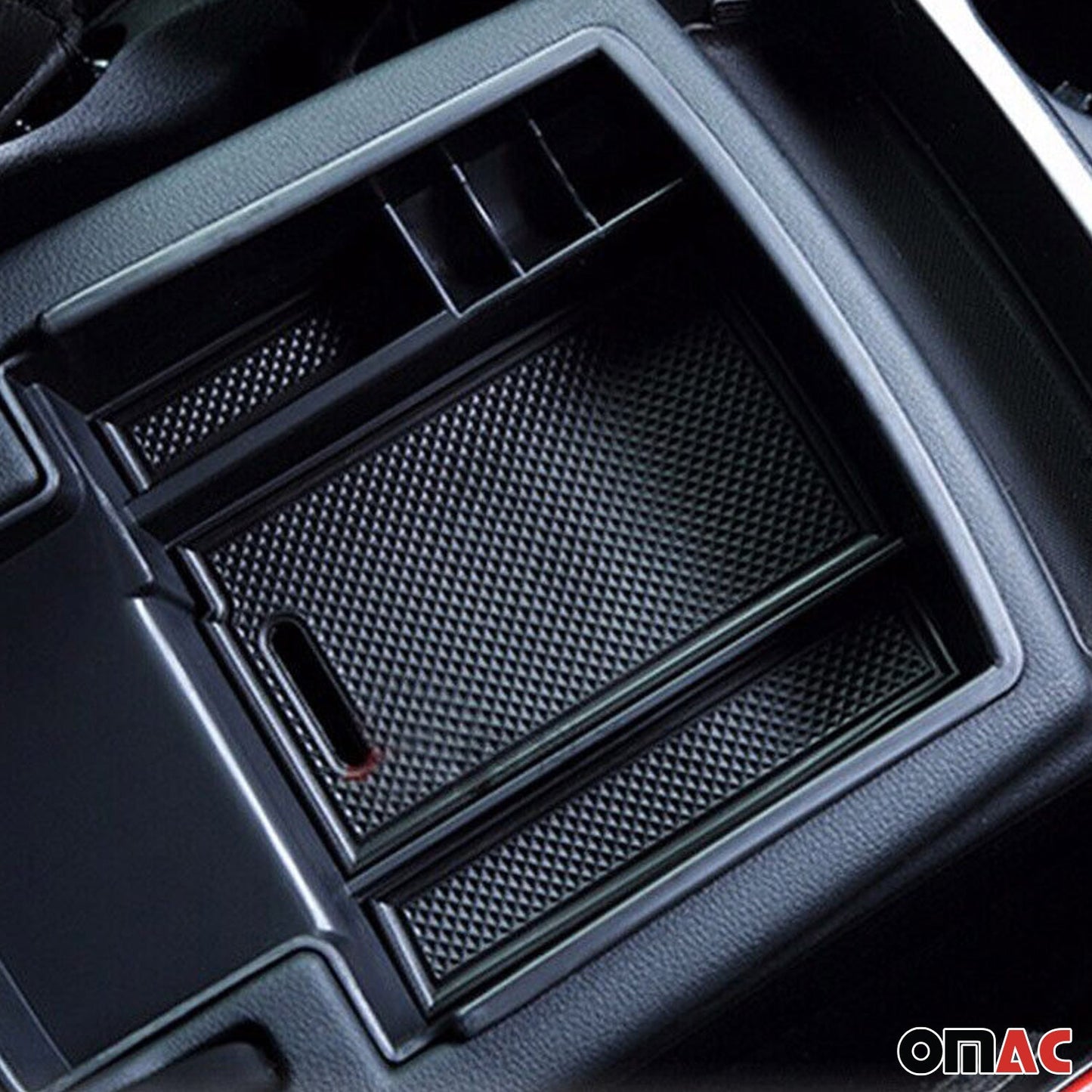 Armauflage Ablagebox Zentrale Storage-Box für Audi A4 A5 B8 8F 2013-2014 Schwarz