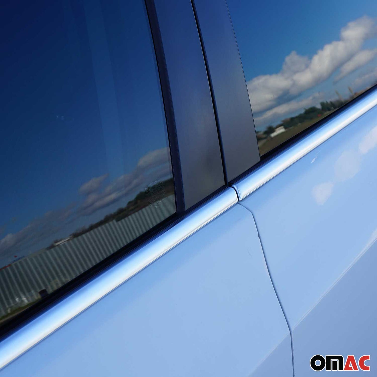 Fensterleisten Zierleisten für Opel Astra H Stufenheck 2009-2013 Edelstahl 4tlg