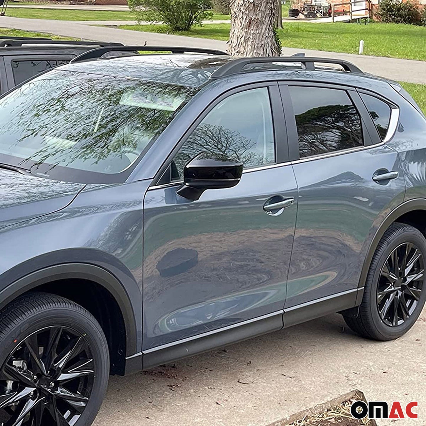 Dachreling Dachgepäckträger für Alfa Romeo Tonale 2022-2025 Alu Schwarz