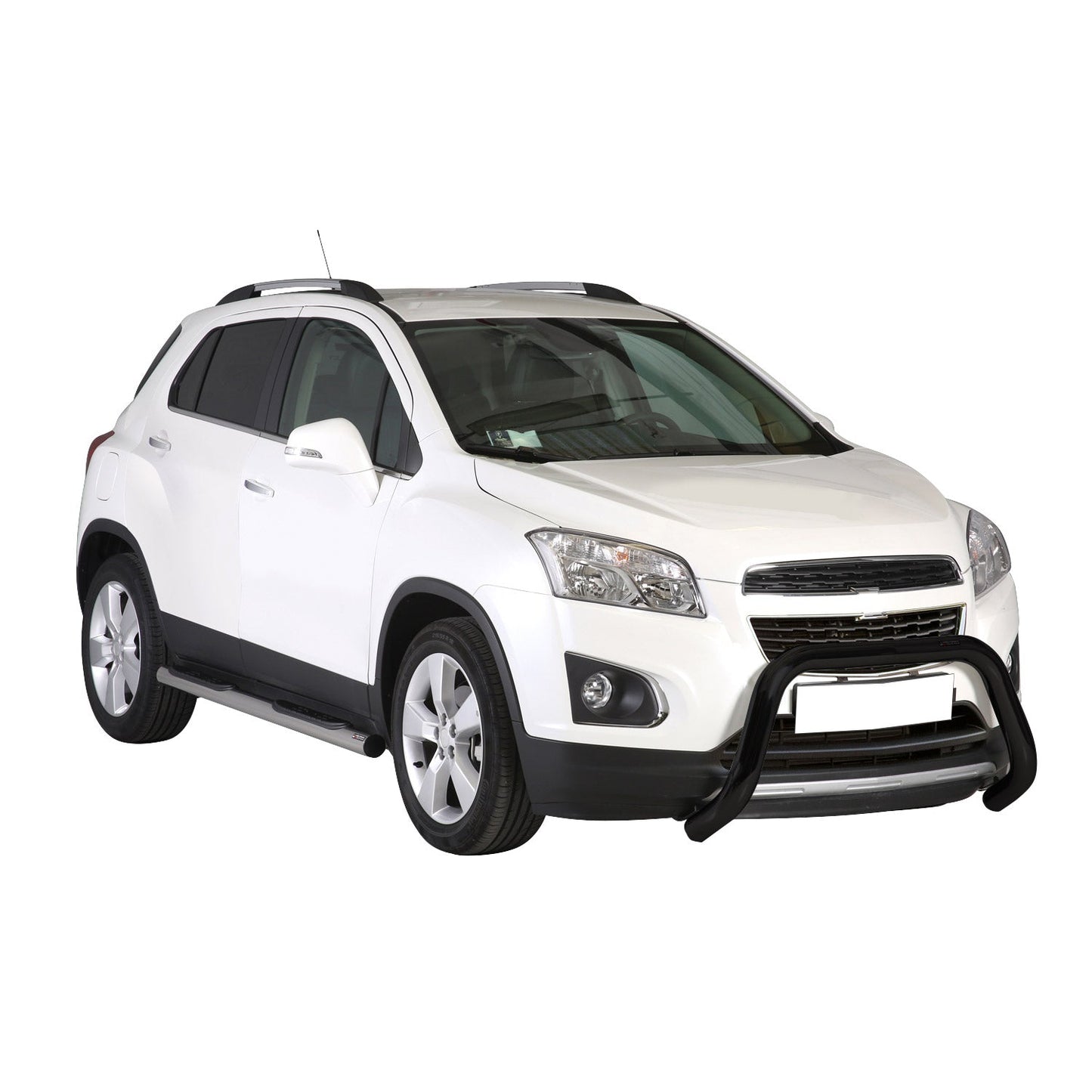 Bară de protecție/buton față pentru Chevrolet Trax 2013-2016, ø76mm, oțel, negru