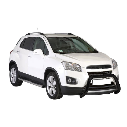 Bară de protecție/buton față pentru Chevrolet Trax 2013-2016, ø76mm, oțel, negru