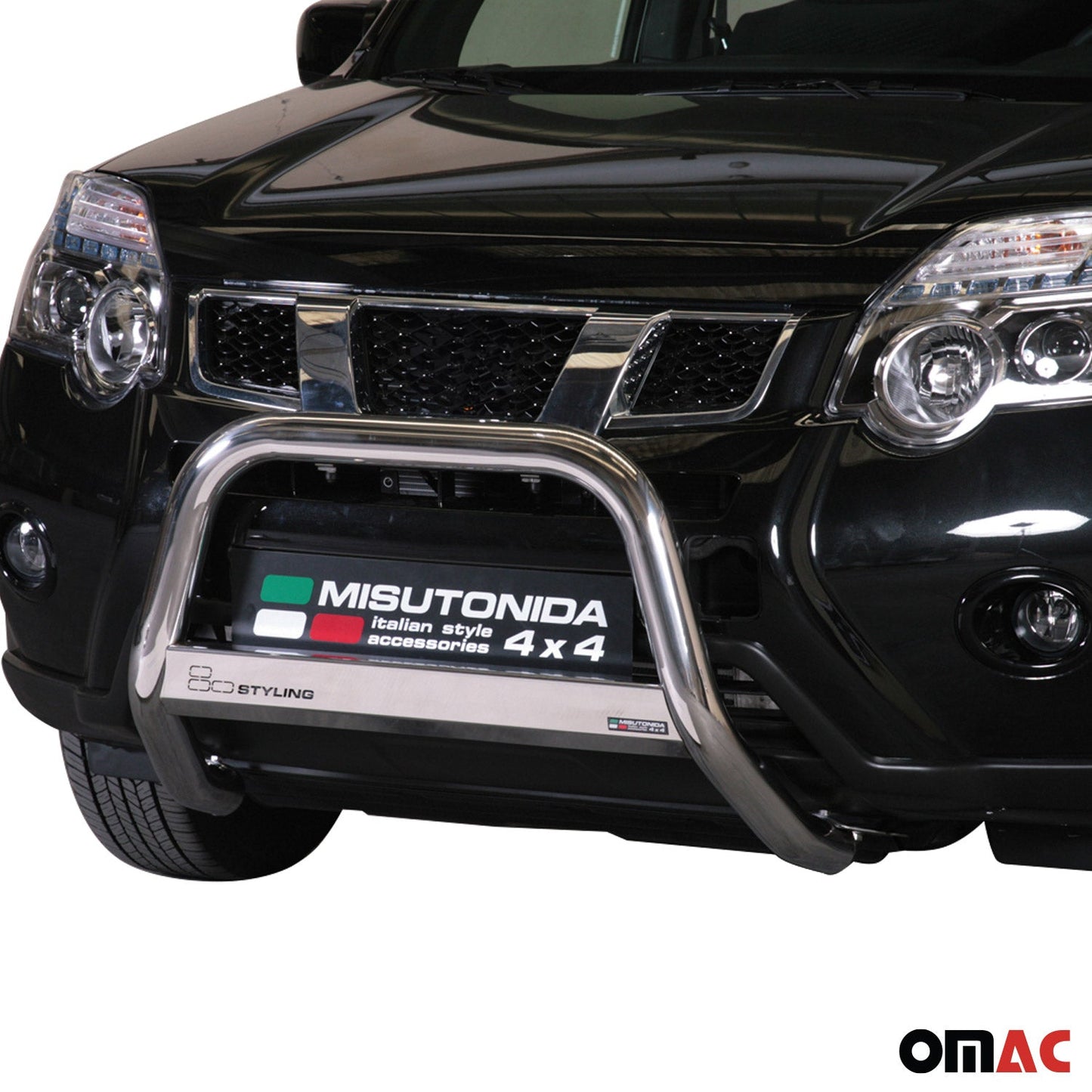 Frontbügel Frontschutzbügel für Nissan X-Trail 2011-2014 ø63mm Stahl Silber