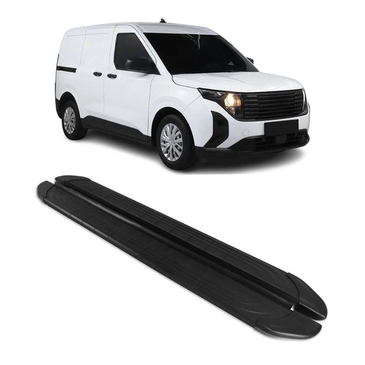 Praguri laterale aluminiu negru pentru Ford Tourneo Courier L1 2023-2025