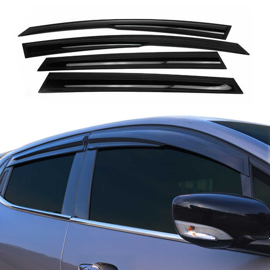 4x Windabweiser Regenabweiser für Skoda Superb Stufenheck 2015-2025 Acryl Dunkel