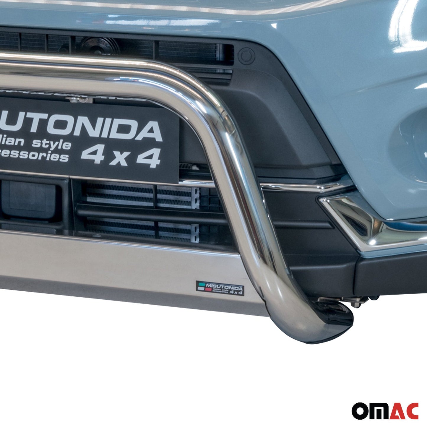 Bară de protecție/buton față pentru Suzuki Vitara 2019-2025 ø63mm oțel argintiu