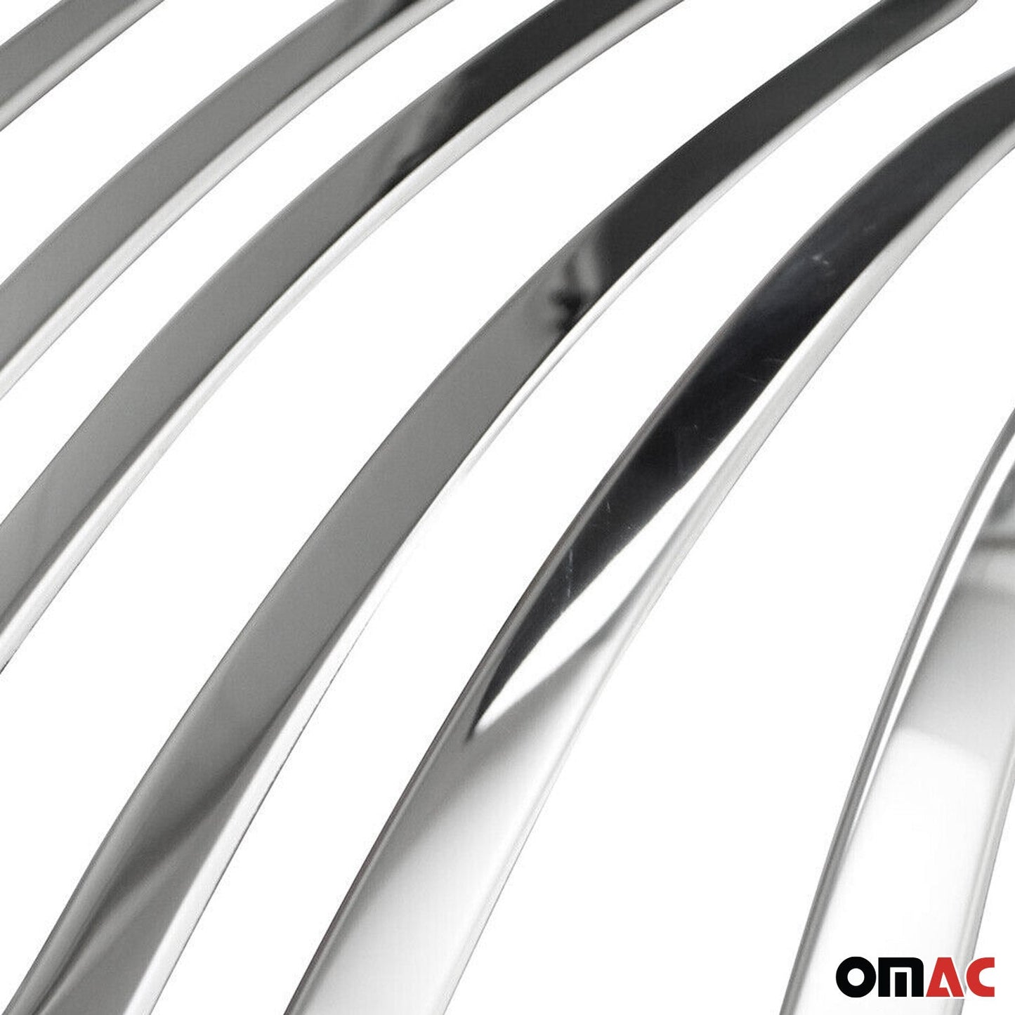 Kühlergrill Leisten Grillleisten für Mercedes Sprinter 2018-2025 Chrom Silber 2x